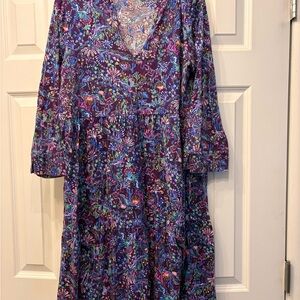Lilly Pulitzer 3/4 sleeve cotton dress